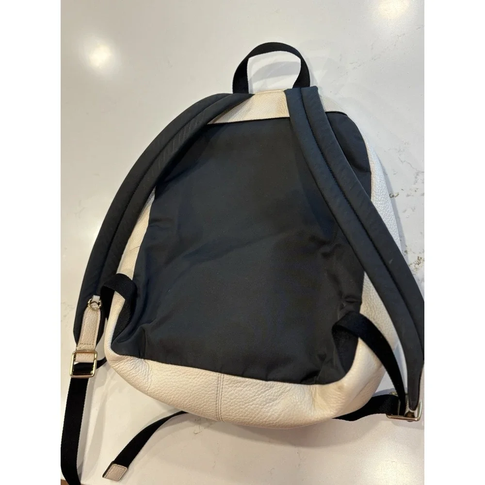 COACH Charlie Backpack Pebble Leather White Unisex Genuine Leather Bag 13x11x4 - Picture 16 of 16
